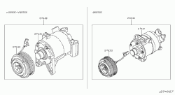 Компрессор кондиционера для Ниссан Теана 2008-2011