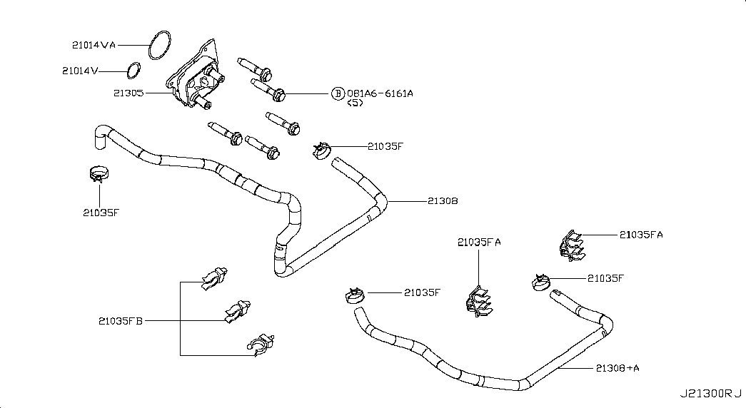 Радиатор масляный для Ниссан Теана 2014-2018
