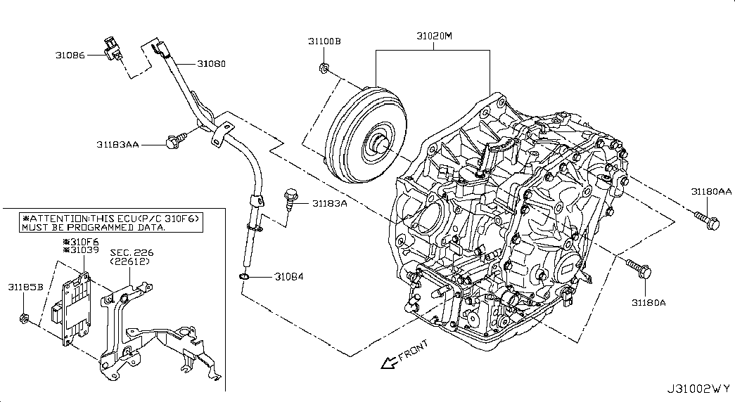 АКПП для Ниссан Теана 2014-2018