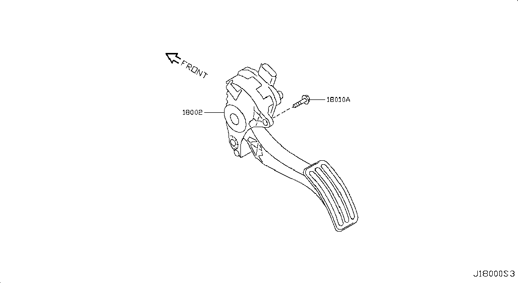 Педаль газа для Ниссан Теана 2014-2018