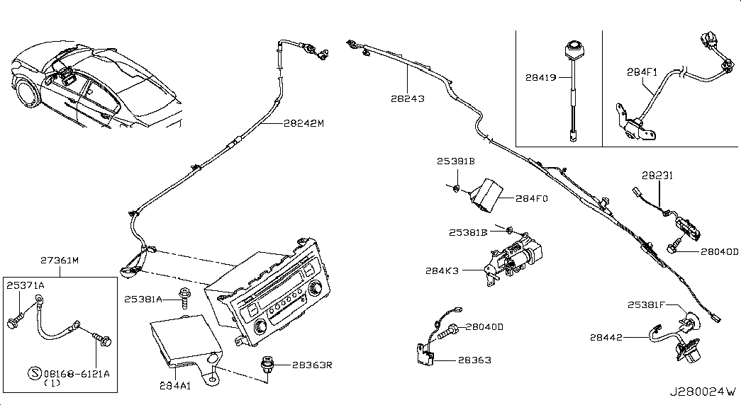 Панель климатической системы для Ниссан Теана 2014-2018