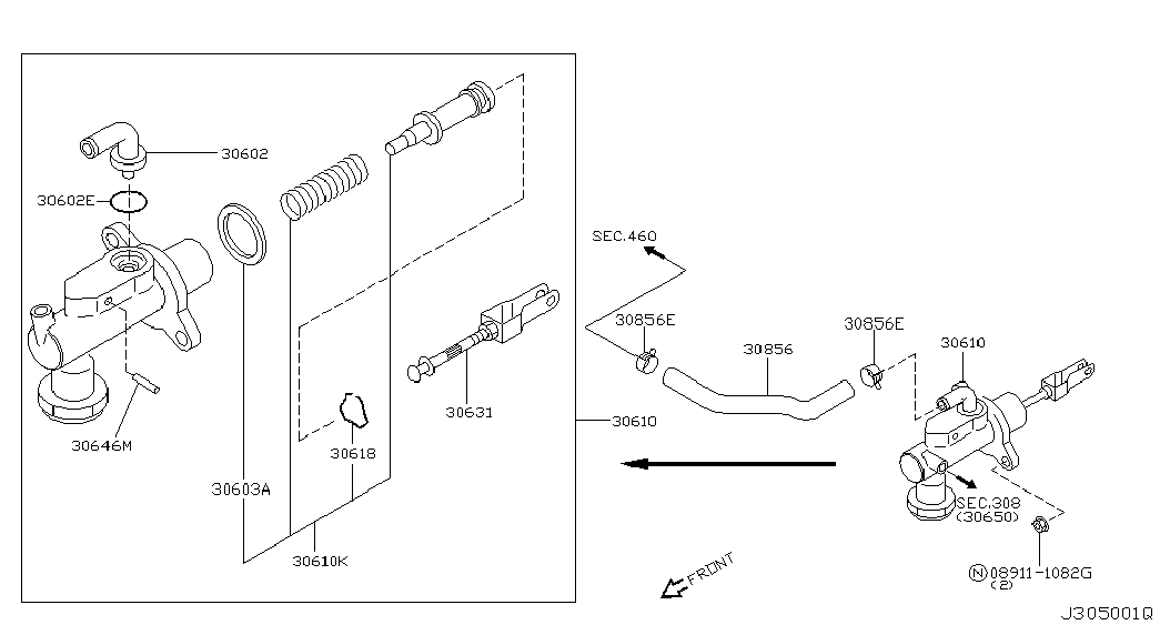 Цилиндр сцепления для Ниссан Х-Трейл 2000-2007