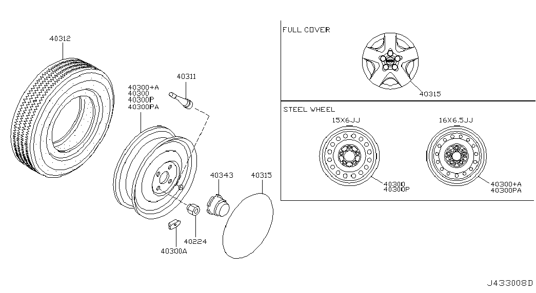 Диск колёсный для Ниссан Х-Трейл 2000-2007