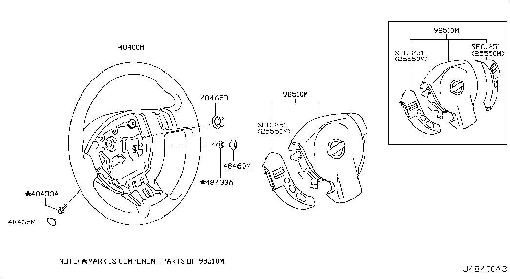 Руль для Ниссан Х Трейл 2007-2011
