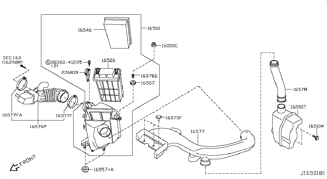 Глушитель основной для Ниссан Х Трейл 2010-2015