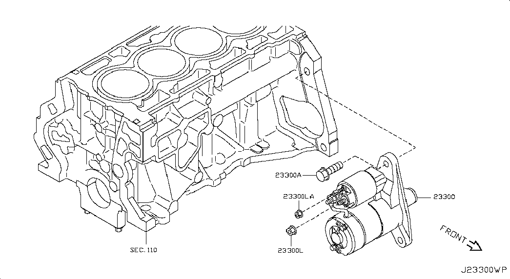 Стартер в сборе для Ниссан Х Трейл 2010-2015