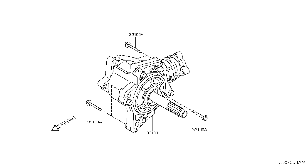 Раздаточная коробка для Ниссан Х Трейл 2010-2015