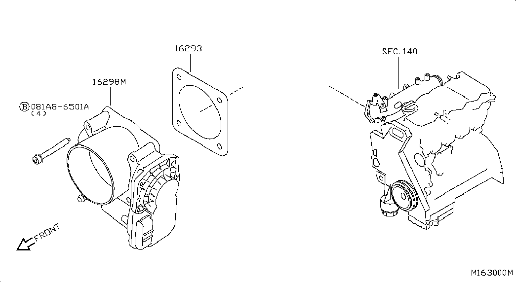 Дроссельная заслонка для Ниссан Патфайндер 2010-2014