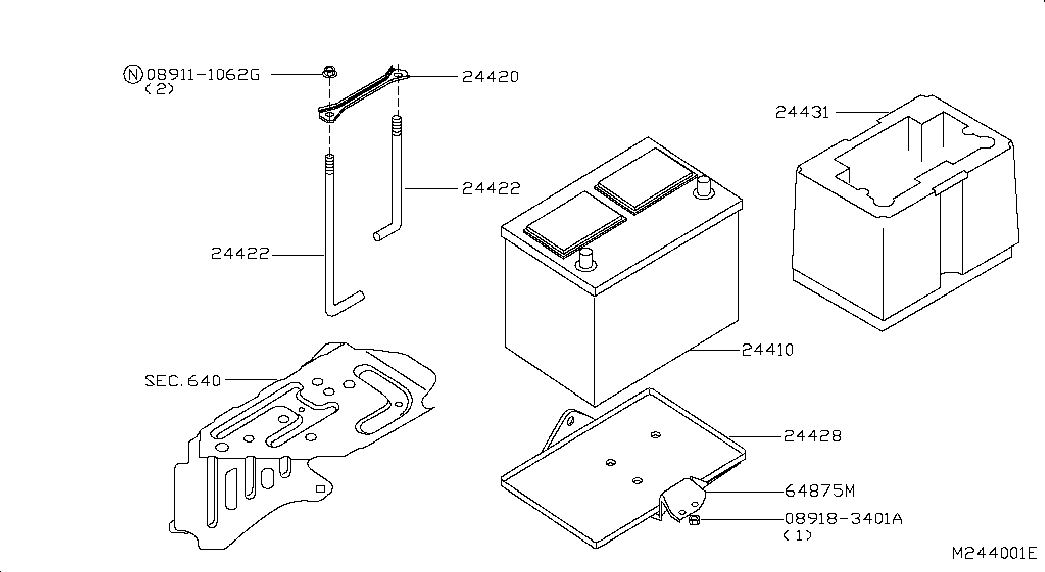 Аккумулятор для Ниссан Патфайндер 2010-2014