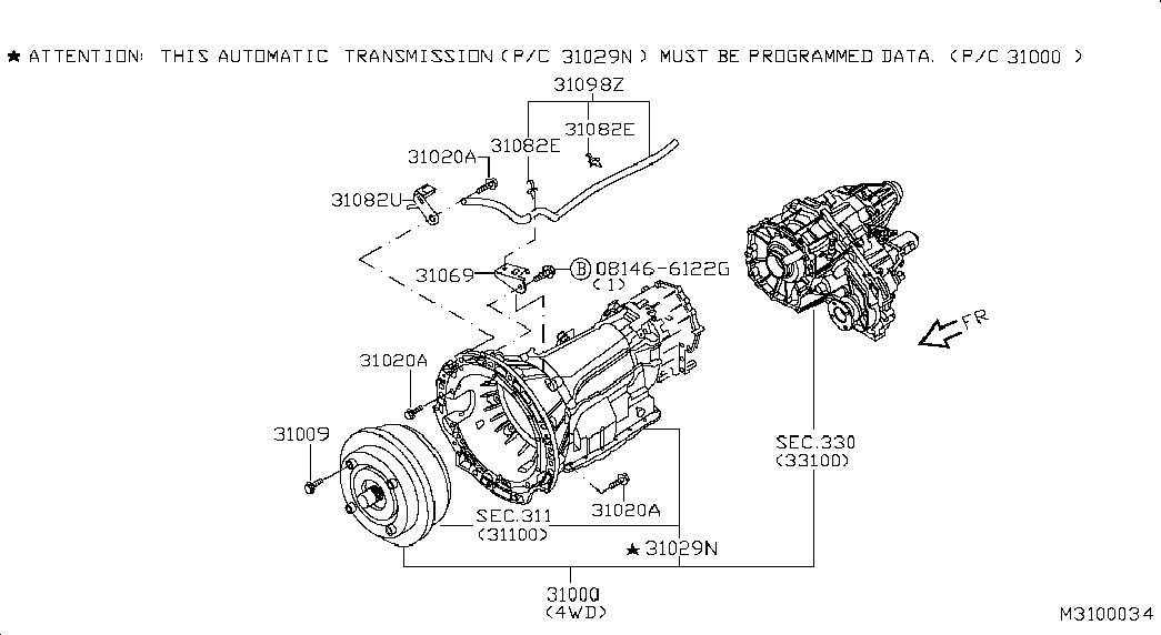 АКПП для Ниссан Патфайндер 2010-2014