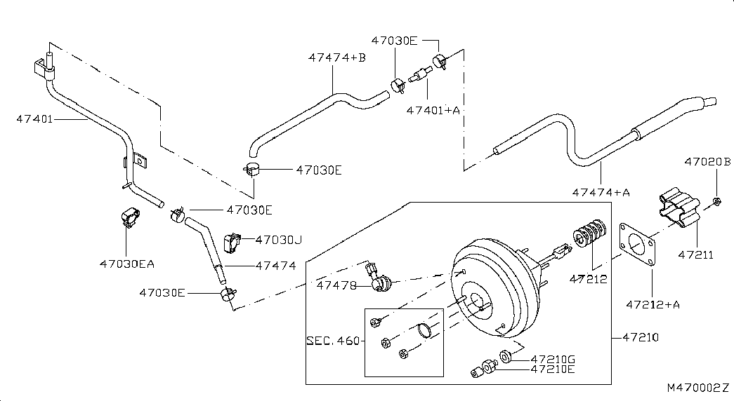 Вакуумный усилитель тормозов для Ниссан Патфайндер 2010-2014