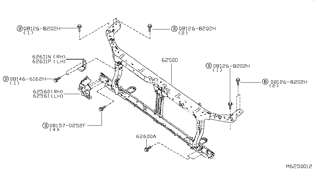 Панель передняя-телевизор для Ниссан Патфайндер 2010-2014