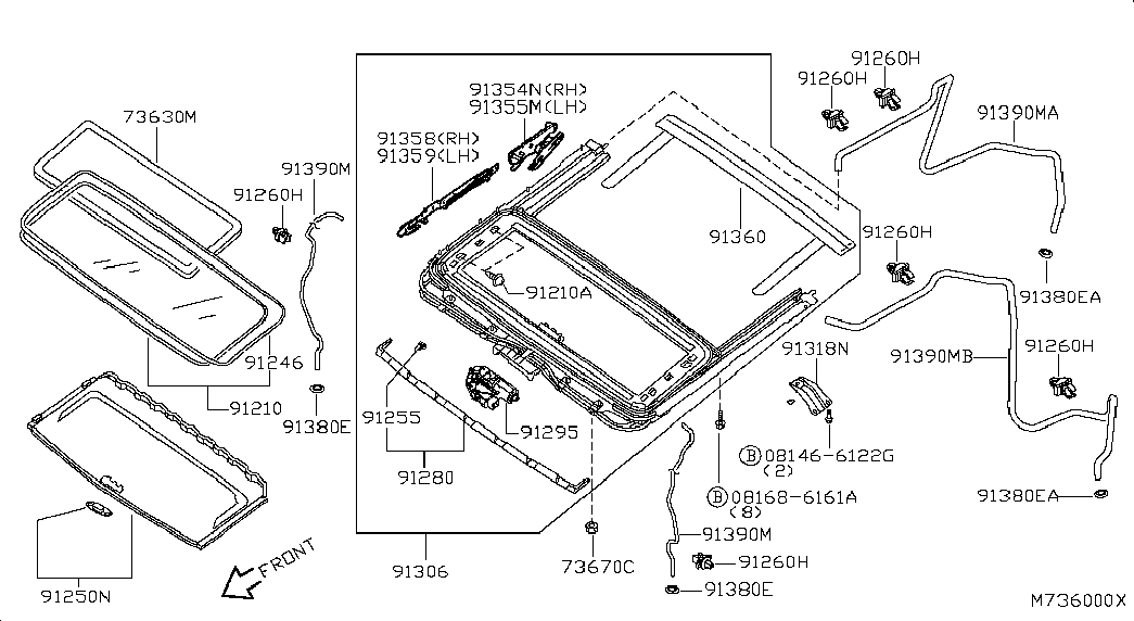 Люк для Ниссан Патфайндер 2010-2014