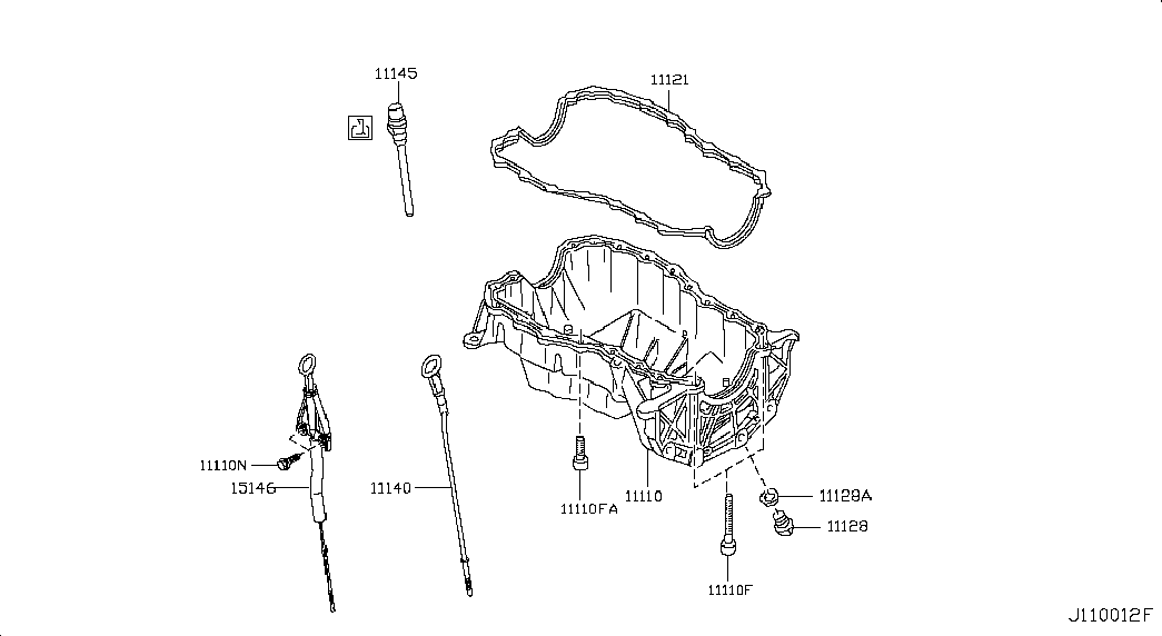 Поддон масляный для Ниссан Кашкай 2006-2010