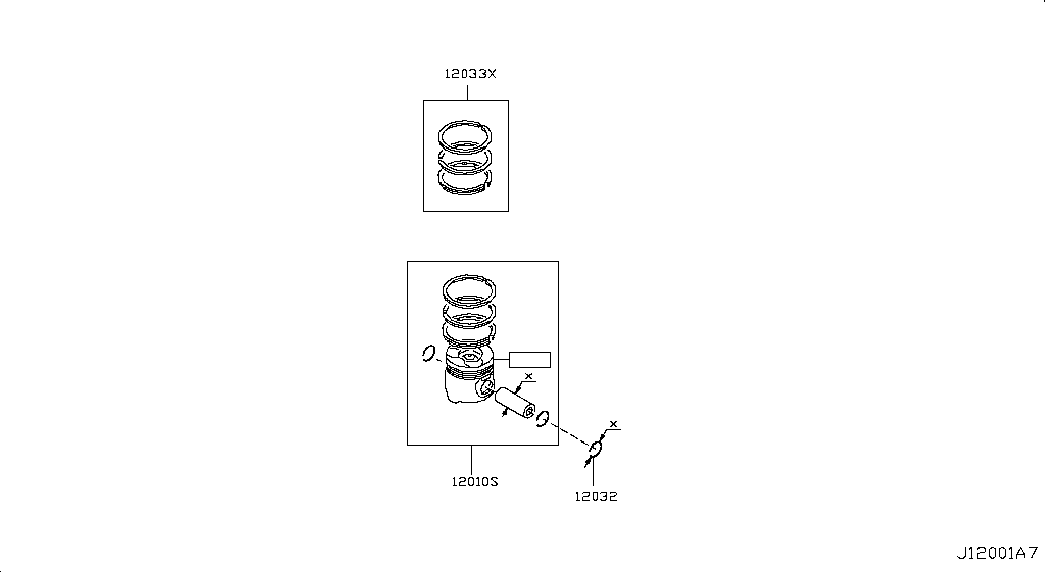 Поршень в сборе для Ниссан Кашкай 2006-2010