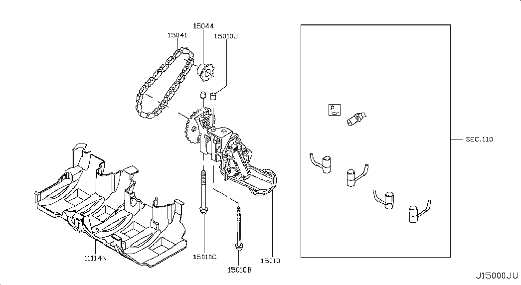 Масляный насос для Ниссан Кашкай 2006-2010