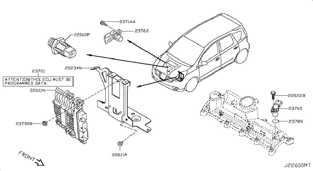 Датчик детонации для Ниссан Кашкай 2006-2010
