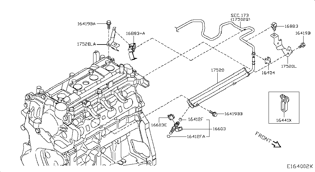 Топливная форсунка для Ниссан Кашкай 2010-2013