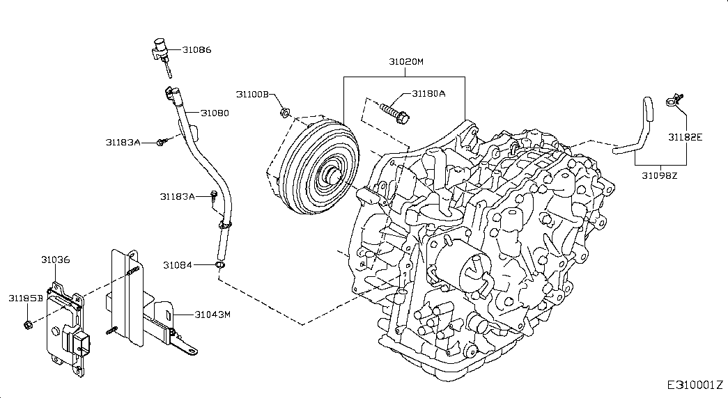 Гидротрансформатор АКПП для Ниссан Кашкай 2010-2013