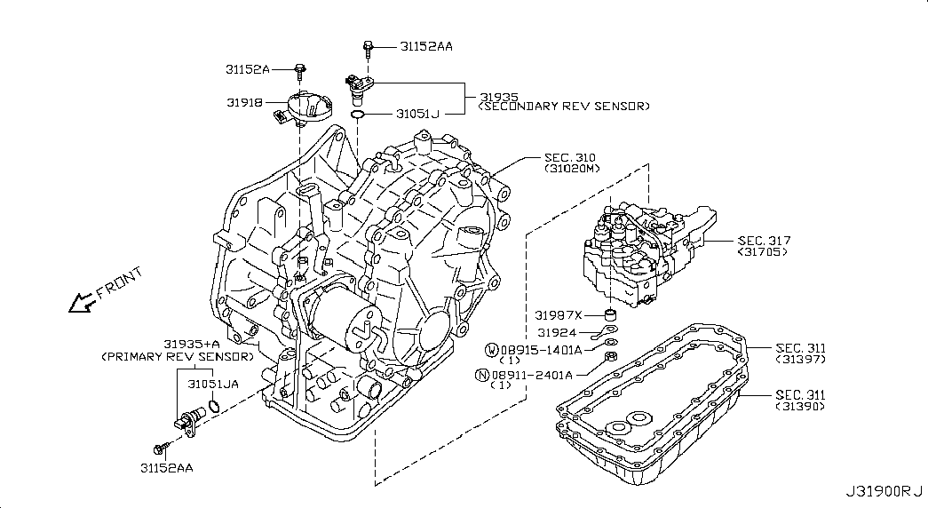 Масляный поддон АКПП для Ниссан Кашкай 2010-2013