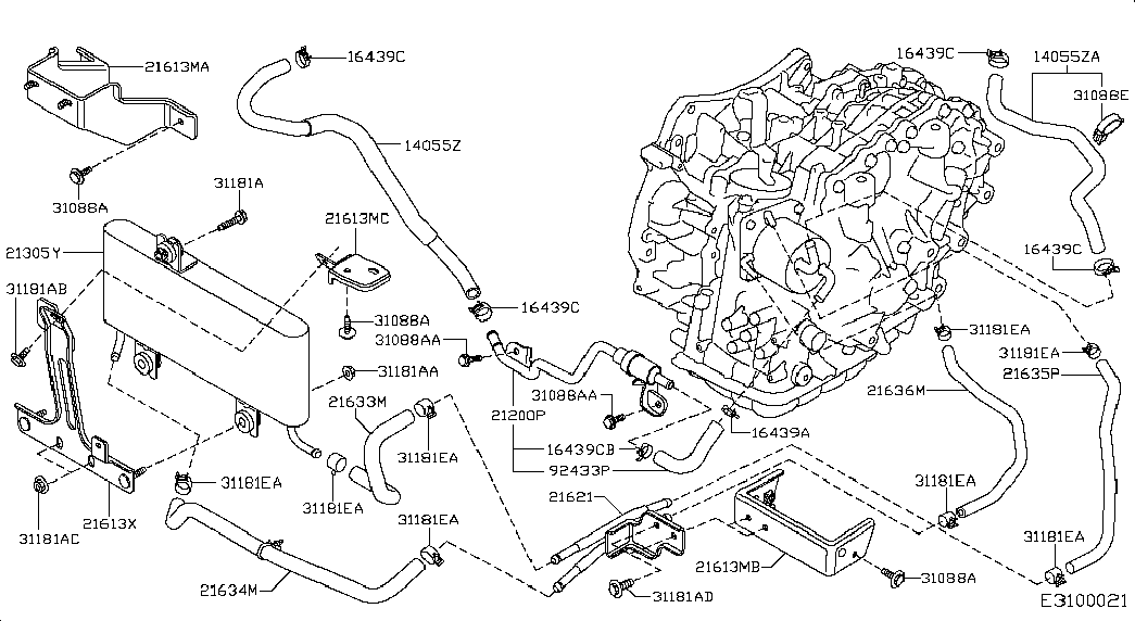 Гибро-блок АКПП для Ниссан Кашкай 2010-2013