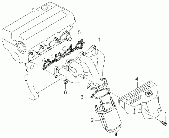 Клапан контроля давления топлива для Киа Оптима 2008-2010