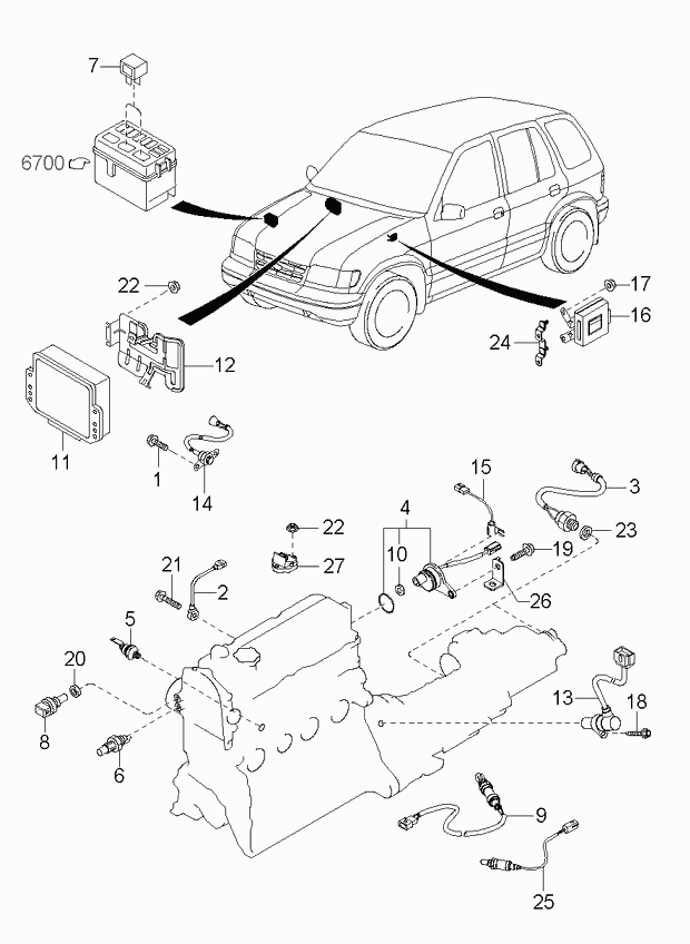 Топливный насос в сборе для Киа Оптима 2008-2010