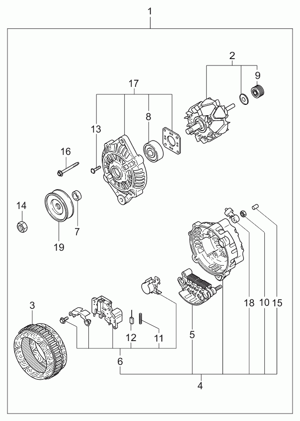 Рычаг переключения скоростей, автомат для Киа Оптима 2008-2010