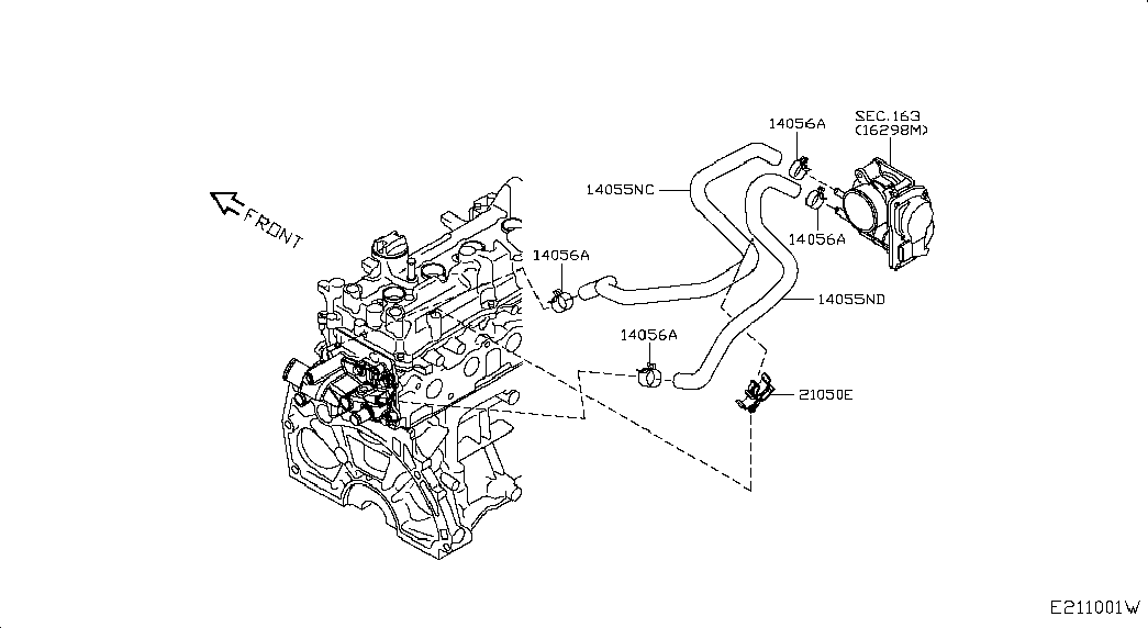Термостат для Ниссан Кашкай 2013-2018