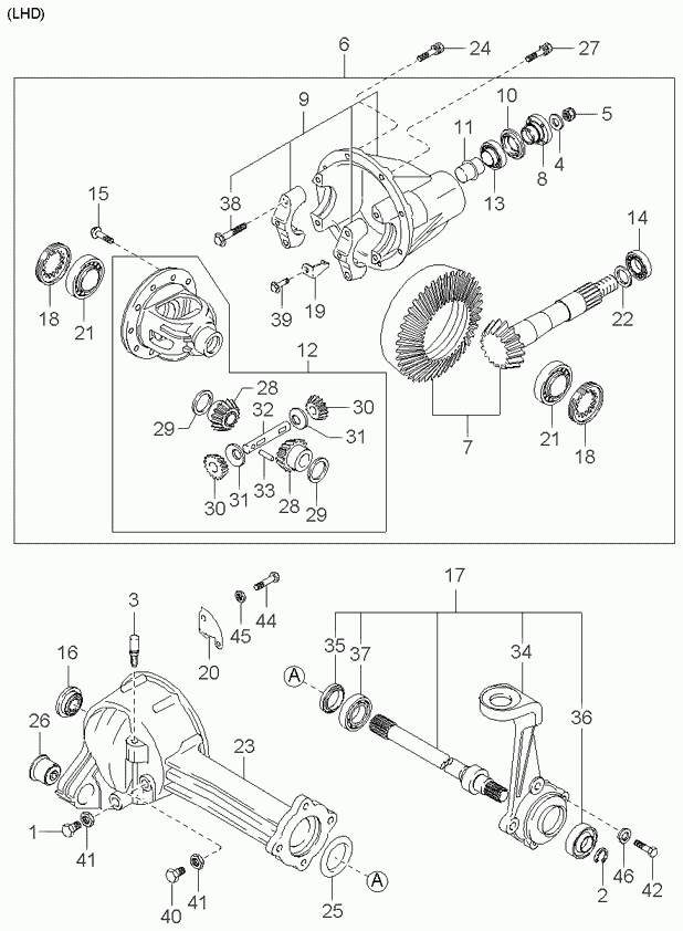 Ступица задняя для Киа Оптима 2008-2010