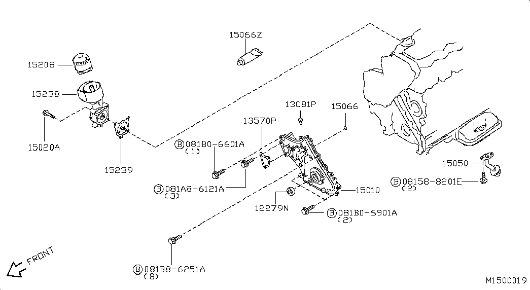 Масляный фильтр для Ниссан Патфайндер 2004-2010