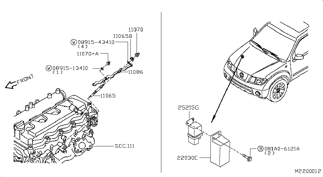 Свеча накала для Ниссан Патфайндер 2004-2010