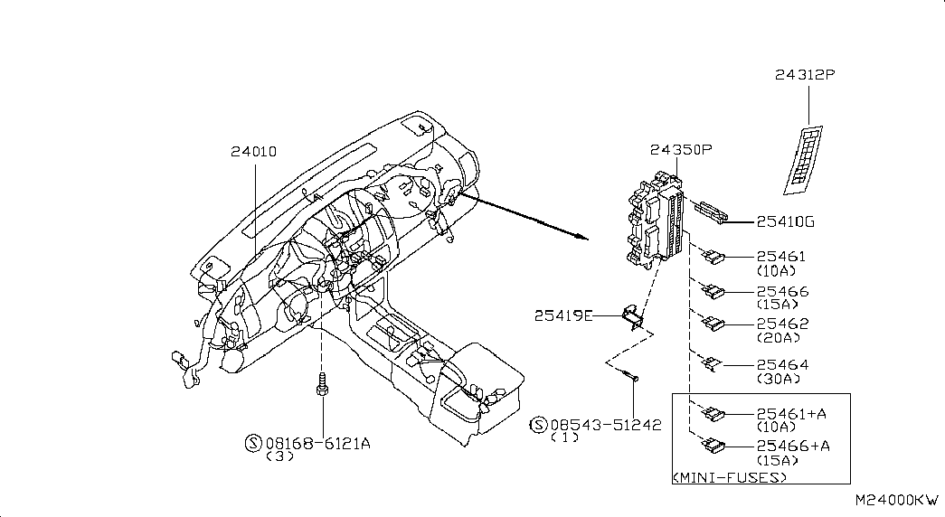 Блок предохранителей для Ниссан Патфайндер 2004-2010