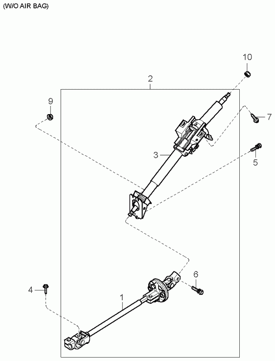 Датчик АБС передний левый для Киа Оптима 2008-2010