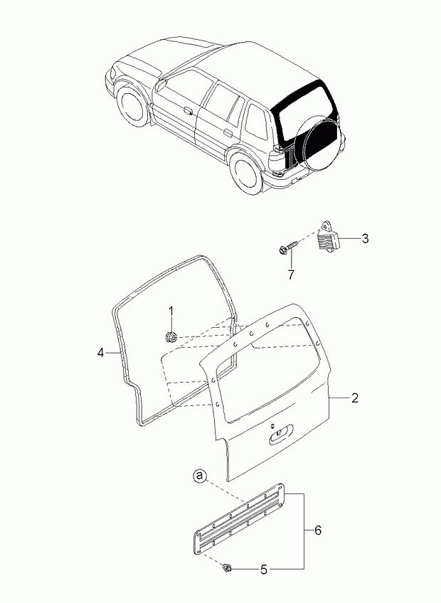 Дверь передняя левая для Киа Оптима 2008-2010