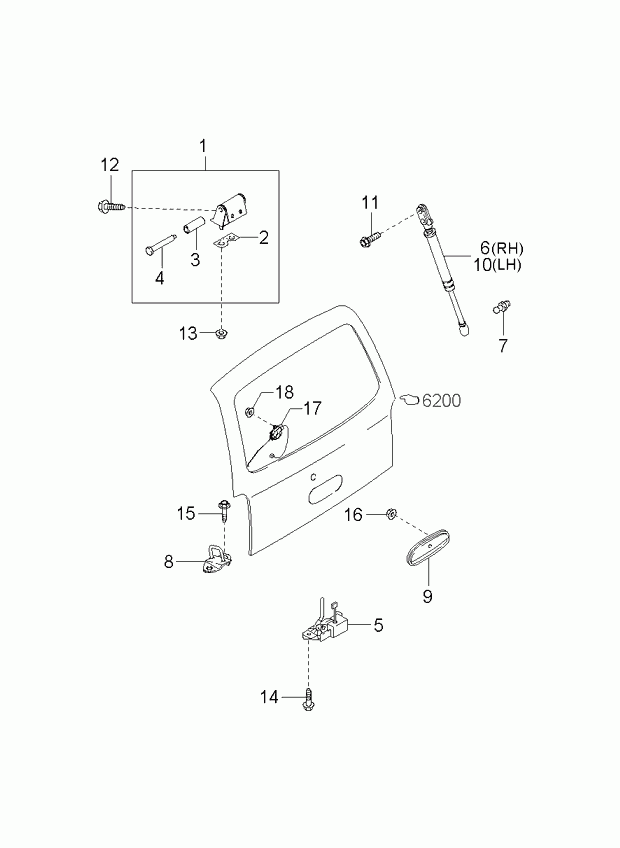 Набор ключей для Киа Оптима 2008-2010