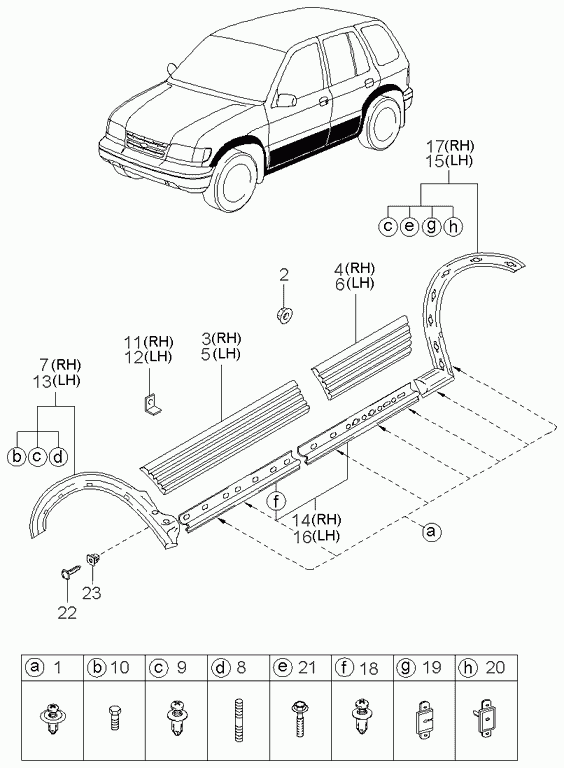 Спинка переднего сиденья пассажира для Киа Оптима 2008-2010
