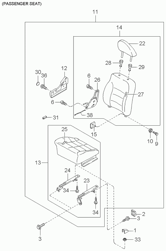 Фара правая в сборе для Киа Оптима 2008-2010