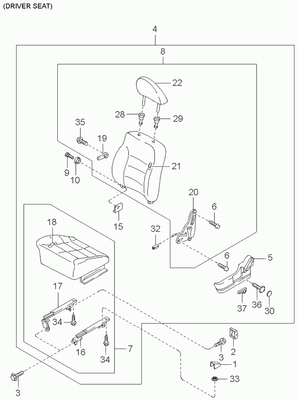 Фонарь задний правый на крыле для Киа Оптима 2008-2010