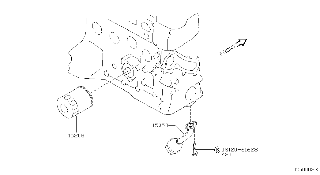 Масляный фильтр для Ниссан Альмира 2000-2003