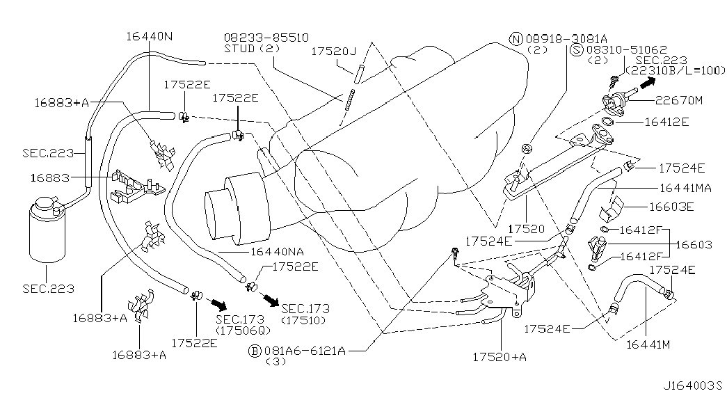 Топливная рампа для Ниссан Альмира 2000-2003