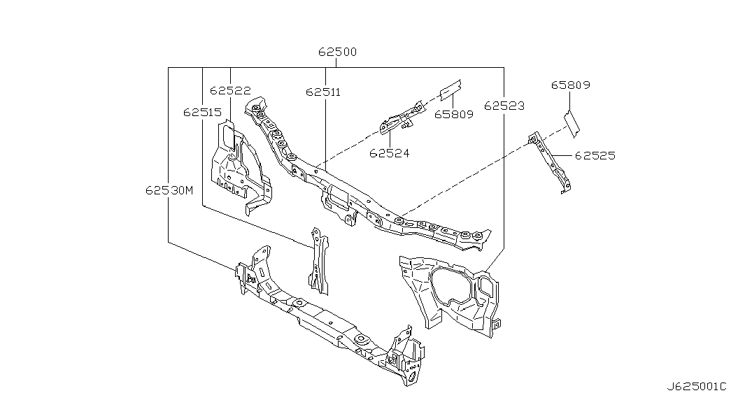 Панель передняя-телевизор для Ниссан Альмира 2000-2003