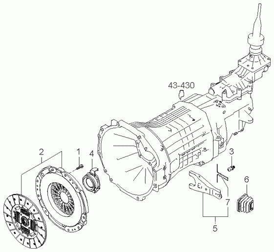 Диск сцепления с корзиной для Киа Соренто 2002-2006