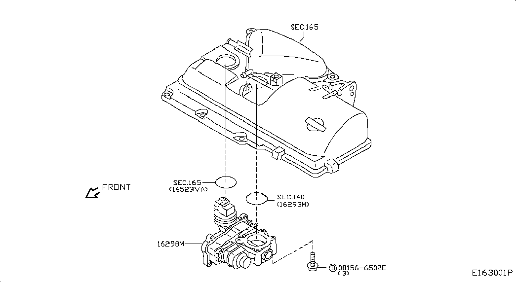 Дроссельная заслонка для Ниссан Ноут 2005-2009