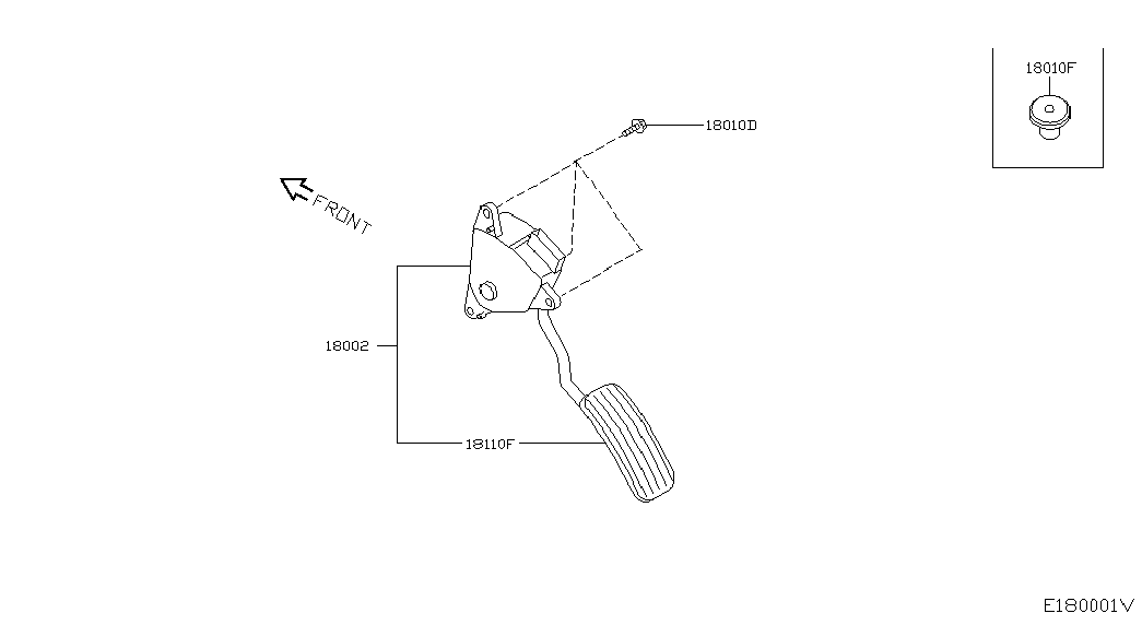 Педаль газа для Ниссан Ноут 2005-2009