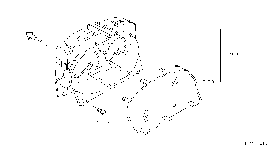 Щиток приборов для Ниссан Ноут 2005-2009