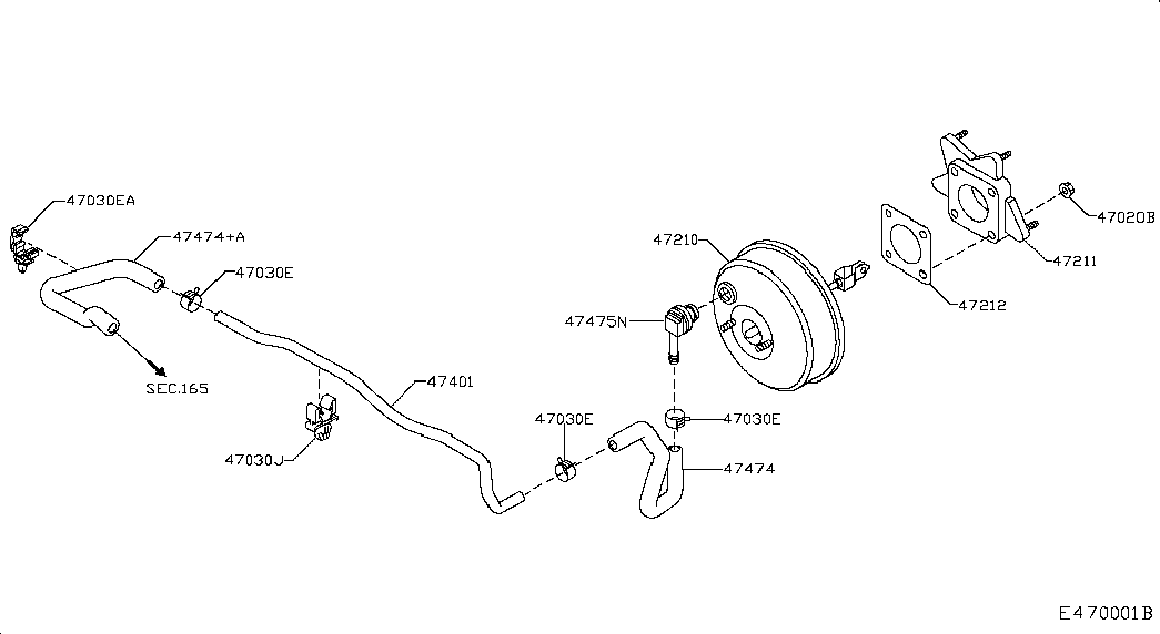 Вакуумный усилитель тормозов для Ниссан Ноут 2005-2009