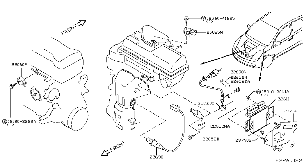 Датчик давления масла для Ниссан Ноут 2009-2013