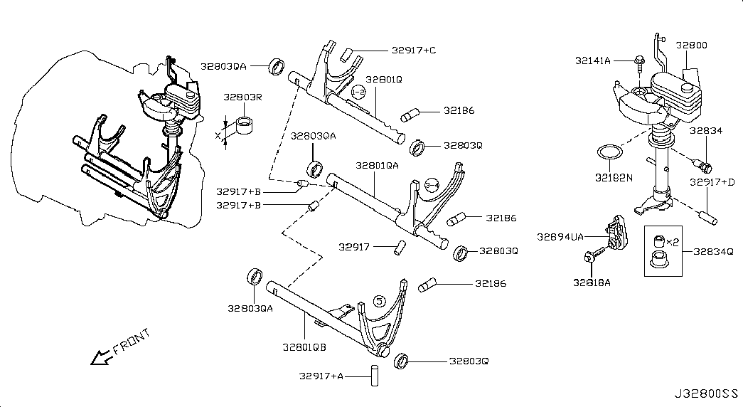 Актуатор АКПП для Ниссан Ноут 2009-2013