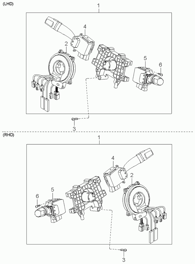 Подрулевая контактная группа для Киа Соренто 2002-2006